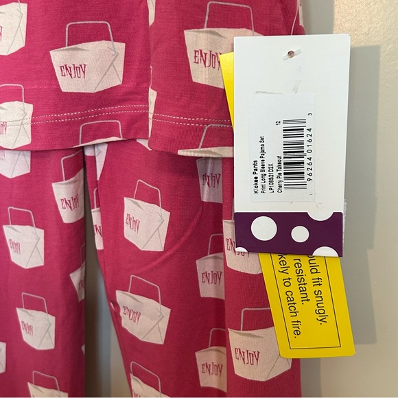 Sz12 NWT KicKee Pants Pajama Set - Picture 4 of 8